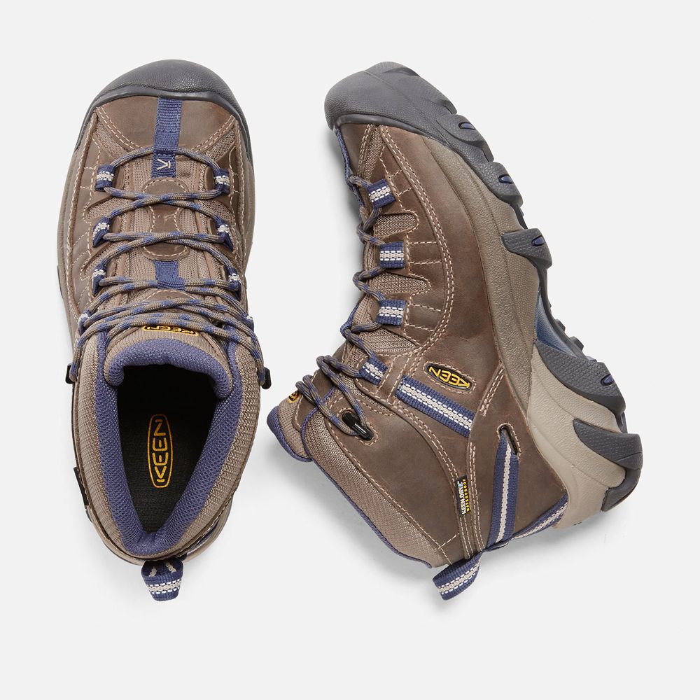 Keen Outdoor Bot Kadın Kahverengi - Targhee Ii Waterproof Mid - Türkiye EBAS54638